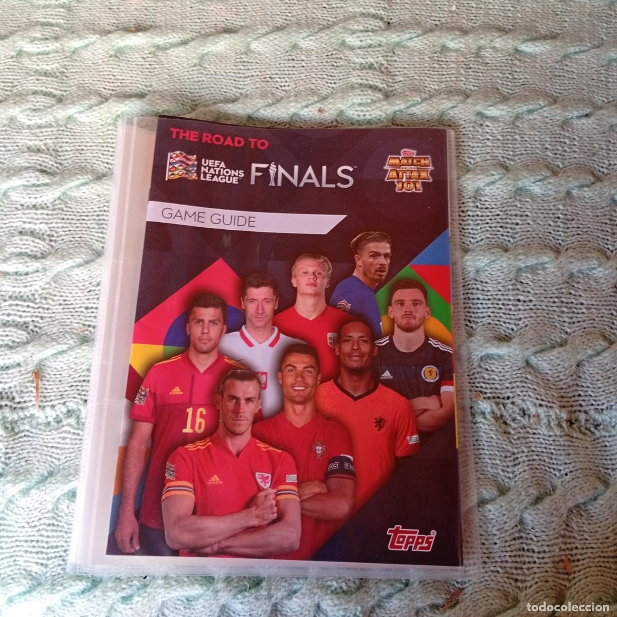 Coleccionismo deportivo: ALBUM TOPPS MATCH ATTAX ROAD TO FINALS UEFA NATIONS LEAGUE 2022 - VACIO SIN CROMOS