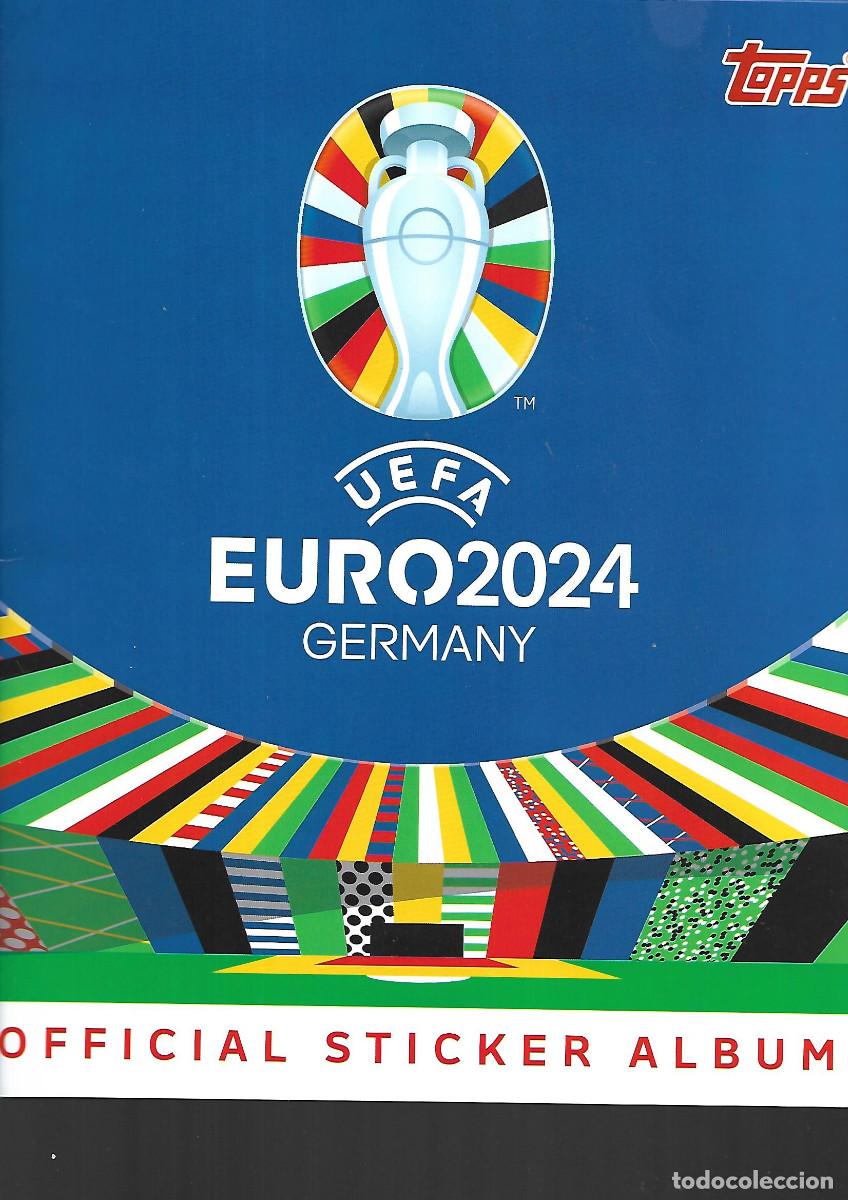 Coleccionismo deportivo: ALBUM DE EURO 2024 UEFA GERMANY CON 300 CROMOS ESTE ALBUM ES ALEMAN