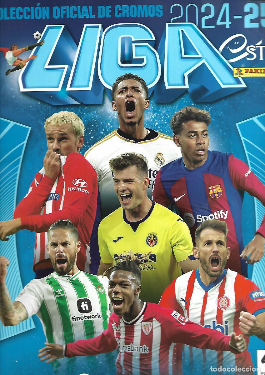 Coleccionismo deportivo: ALBUM DE LA LIGA ESTE 2024-25 CON MAS DE 300 CROMOS BUEN ESTADO