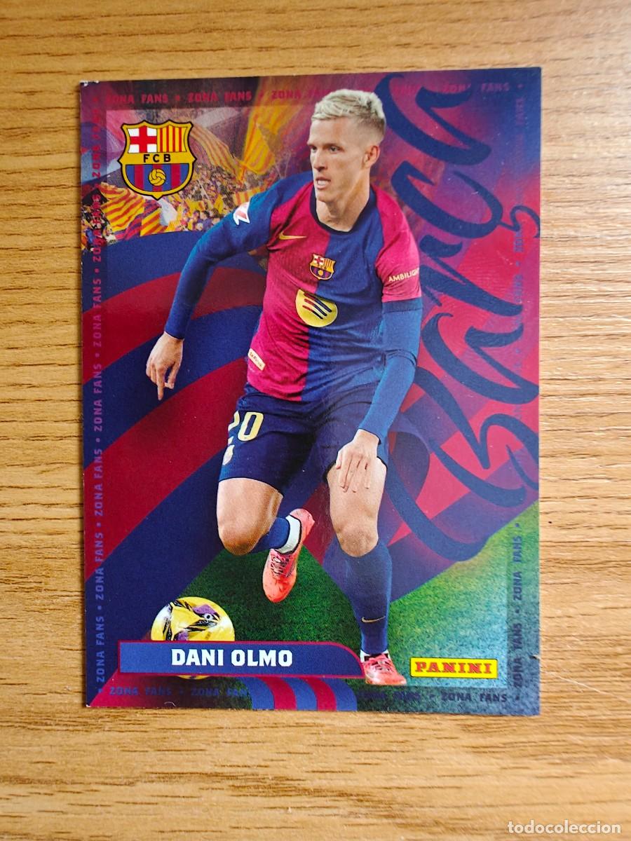 Coleccionismo deportivo: Dani Olmo 42 Panini Club Barcelona 24 25 Zona Fans 2024 2025