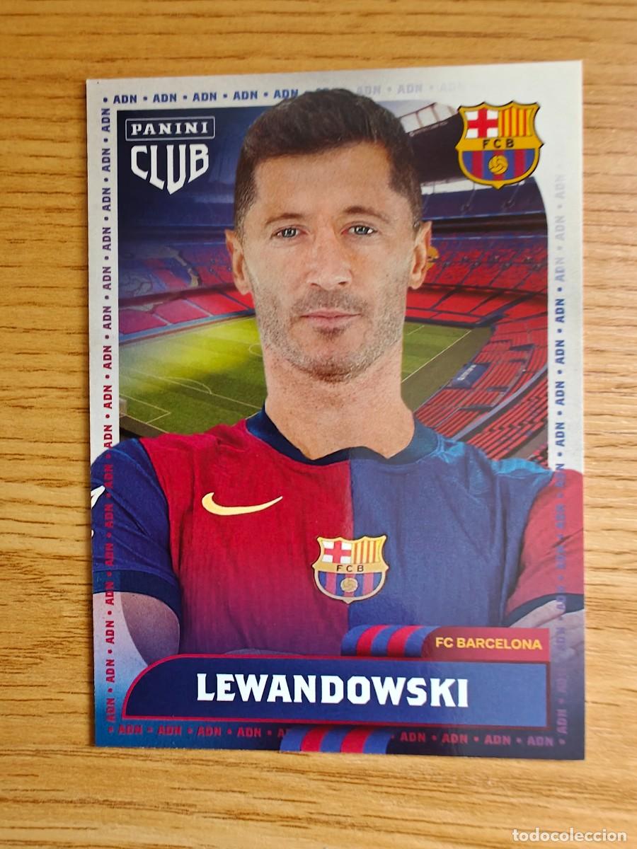 Coleccionismo deportivo: Robert Lewandowski 28 Panini Club Barcelona 24 25 Forza Barsa 2024 2025