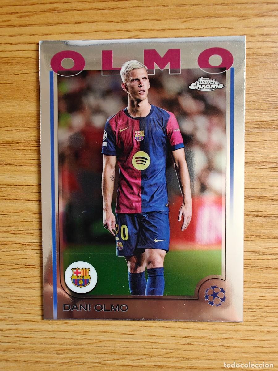 Colecionismo desportivo: Dani Olmo 94 Topps Chrome 24 25 Barcelona 2024 2025