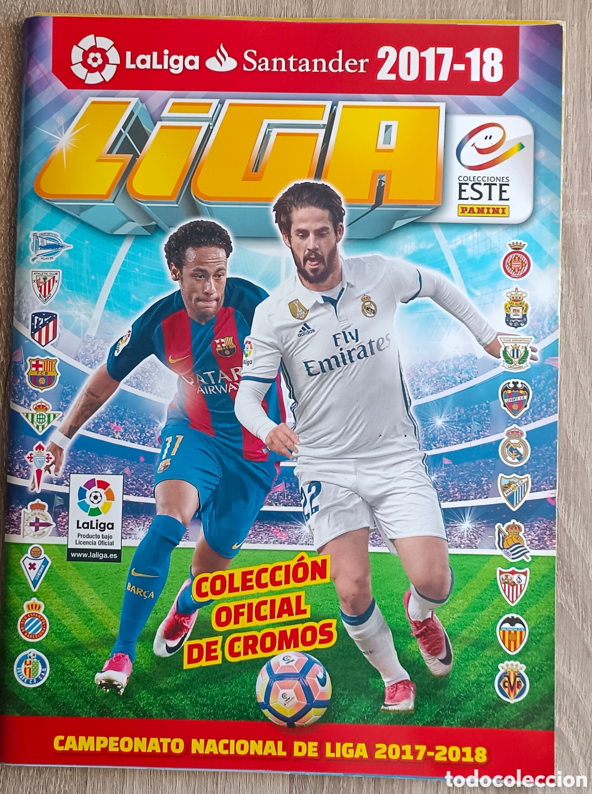 Coleccionismo deportivo: Campeonato nacional de liga 17 - 18