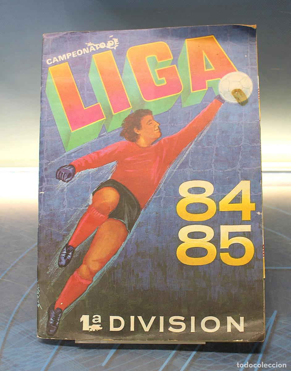 Coleccionismo deportivo: &Aacute;lbum de cromos: Campeonato Liga 84-85 1&ordf; Divisi&oacute;n. Cromos Cano. Incompleto.