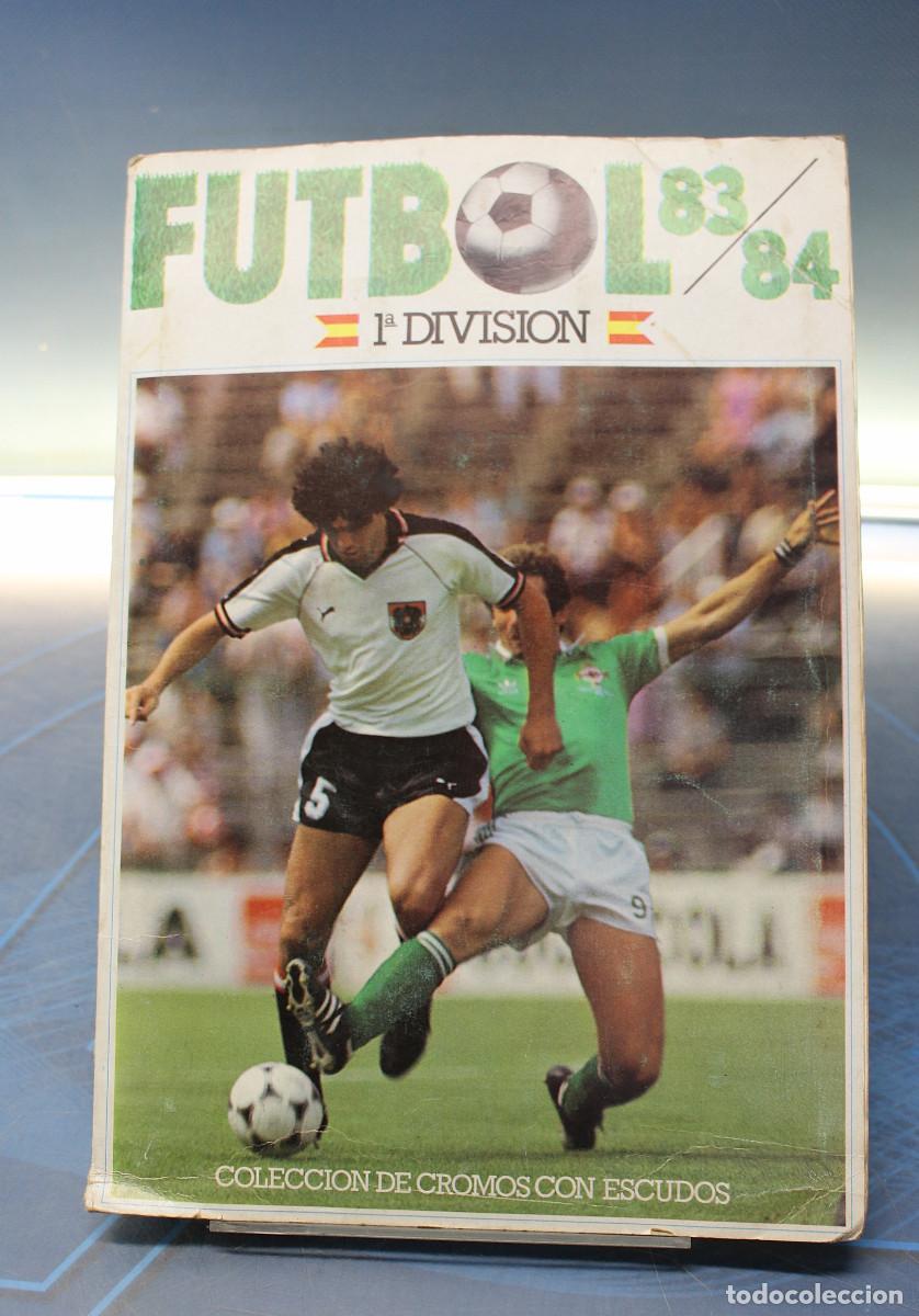 Coleccionismo deportivo: &Aacute;lbum de cromos: F&uacute;tbol 83-84 1&ordf; Divisi&oacute;n. Cromos Cano. Incompleto.