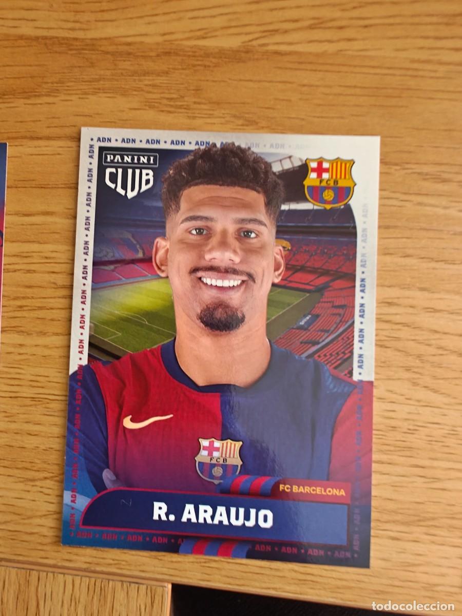 Coleccionismo deportivo: Ronald Ara&uacute;jo 10 Panini Club Barcelona 24 25 Forza Barsa 2024 2025