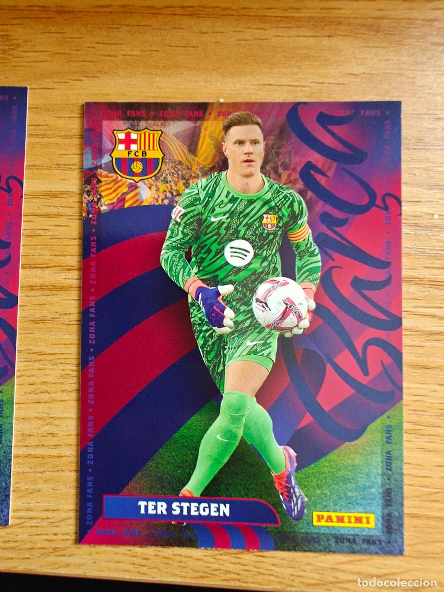 Coleccionismo deportivo: Ter Stegen 32 Panini Club Barcelona 24 25 Zona Fans 2024 2025