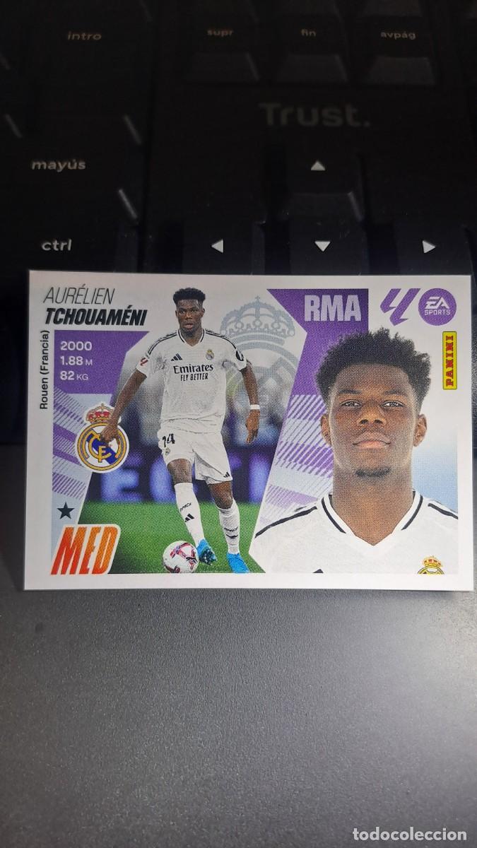 Coleccionismo deportivo: CROMO TCHOUAMENI 11 REAL MADRID LIGA 2025 2026 25 26 ESTE PANINI NUNCA PEGADO
