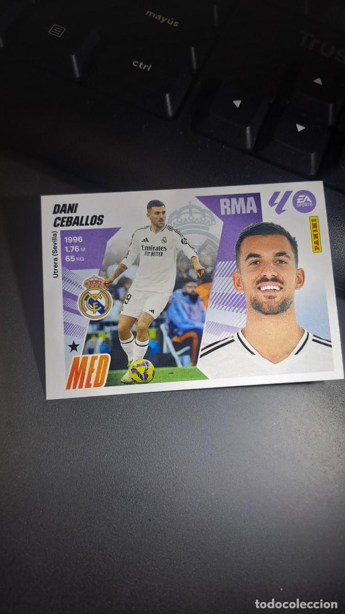 Coleccionismo deportivo: CROMO DANI CEBALLOS 13 REAL MADRID LIGA 2025 2026 25 26 ESTE PANINI NUNCA PEGADO