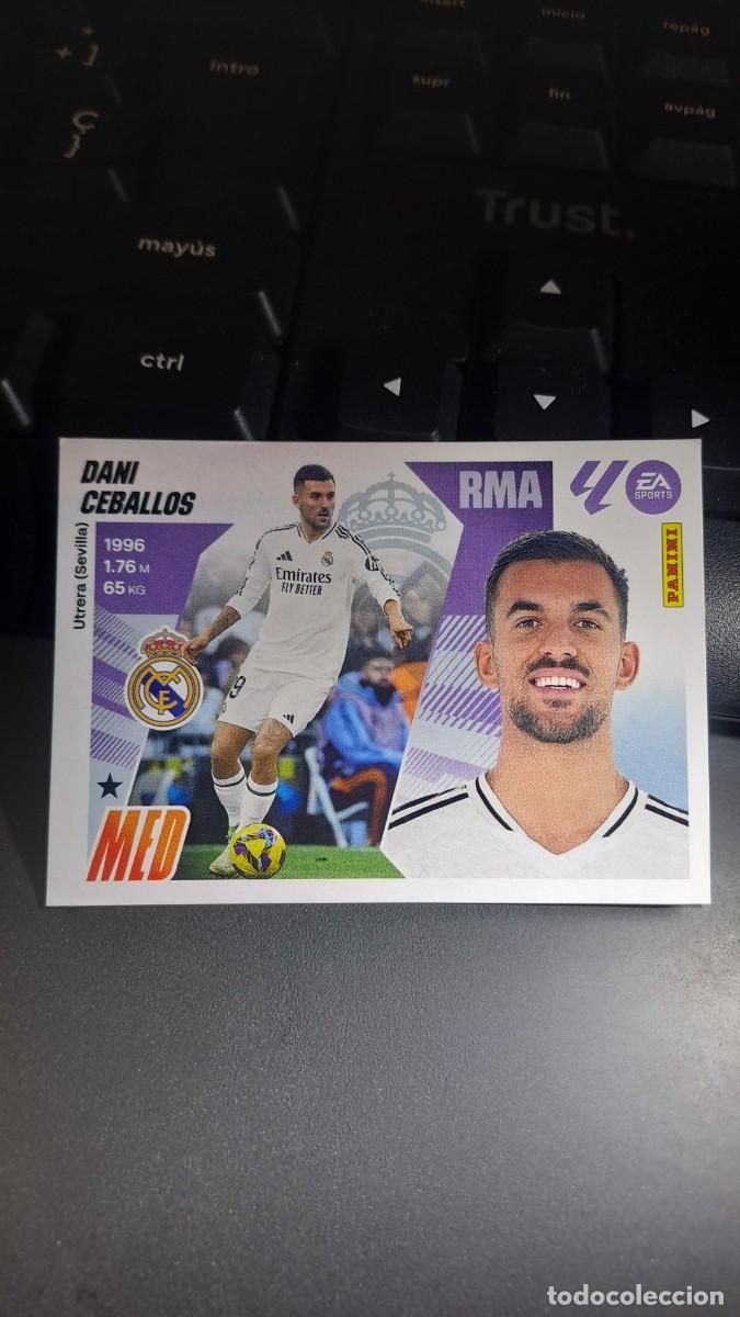 Coleccionismo deportivo: CROMO DANI CEBALLOS 13 REAL MADRID LIGA 2025 2026 25 26 ESTE PANINI NUNCA PEGADO