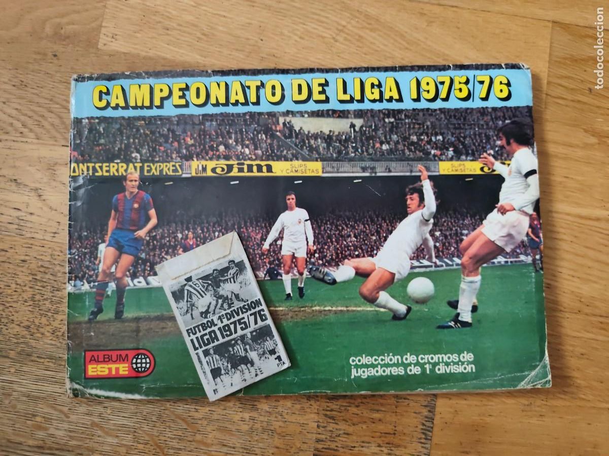 Collezionismo sportivo: Album Campeonato liga 1975 1976 75 76 Este + sobre cerrado