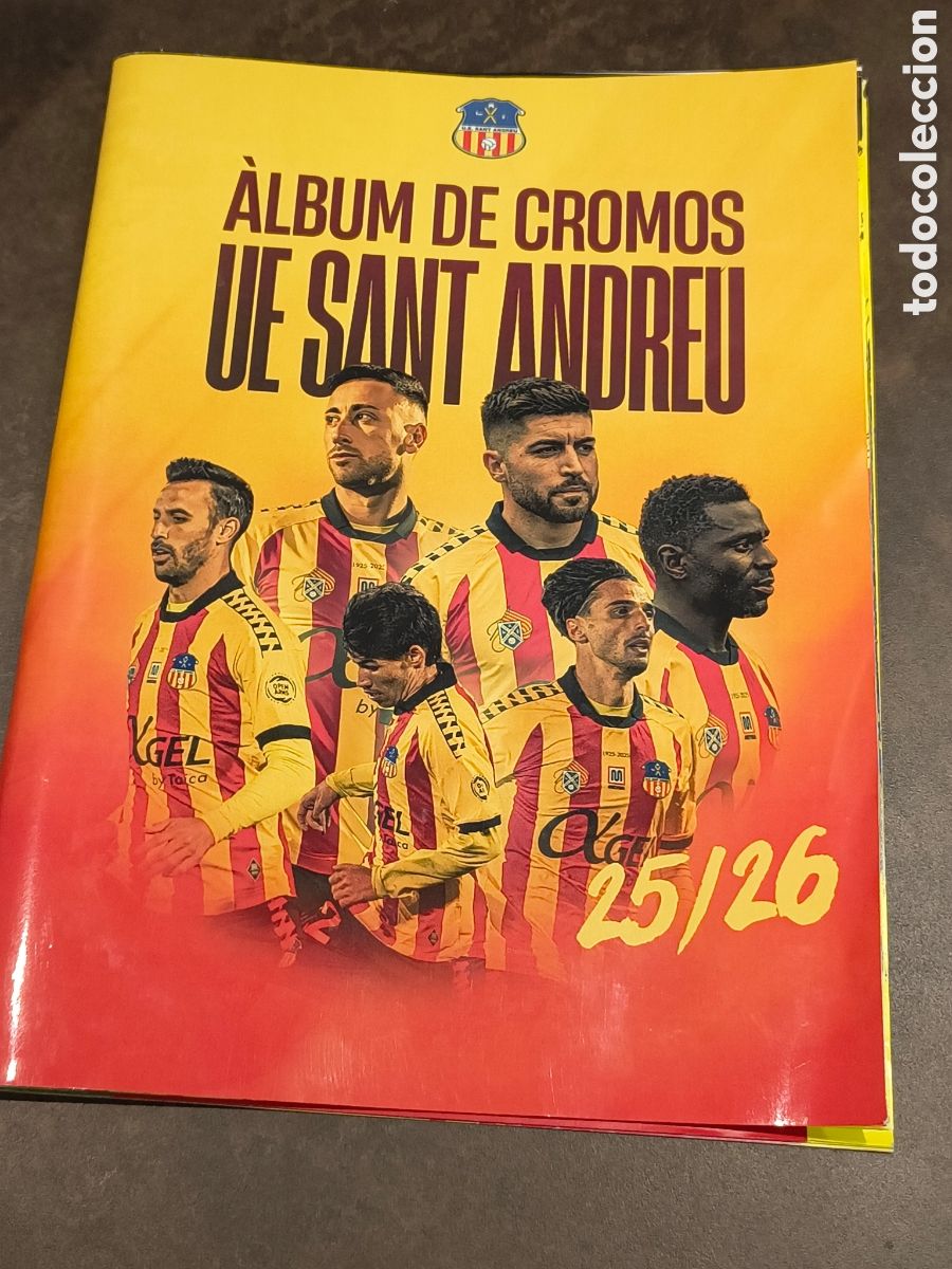 Coleccionismo deportivo: ALBUM DE CROMOS UE. SANT ANDREU 25 26 SIN CROMOS