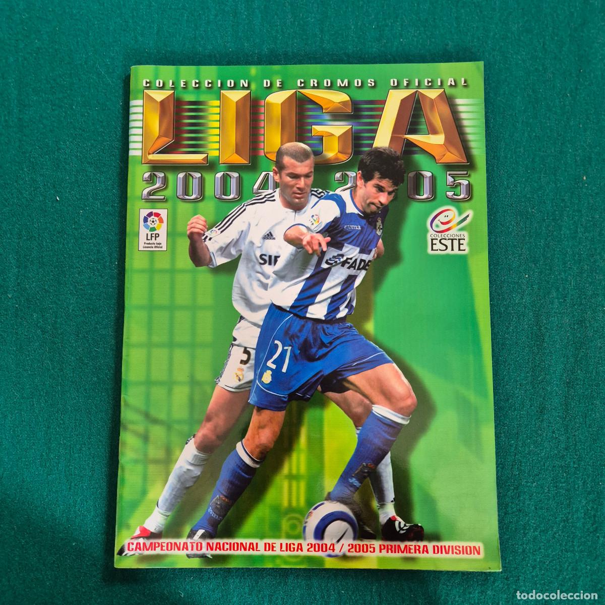 Sports collectibles: ALBUM LIGA ESTE 2004 2005 04 05