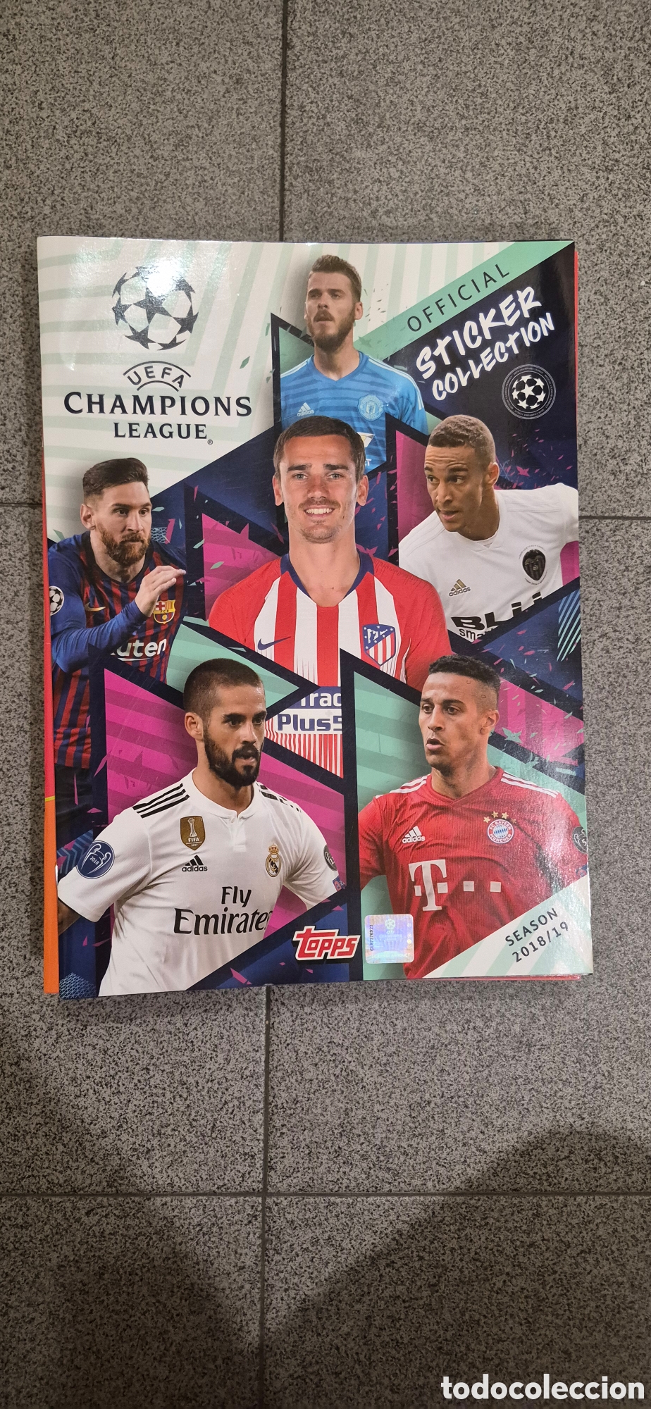 Sports collectibles: ALBUM CHAMPIONS LEAGUE T.18 19
