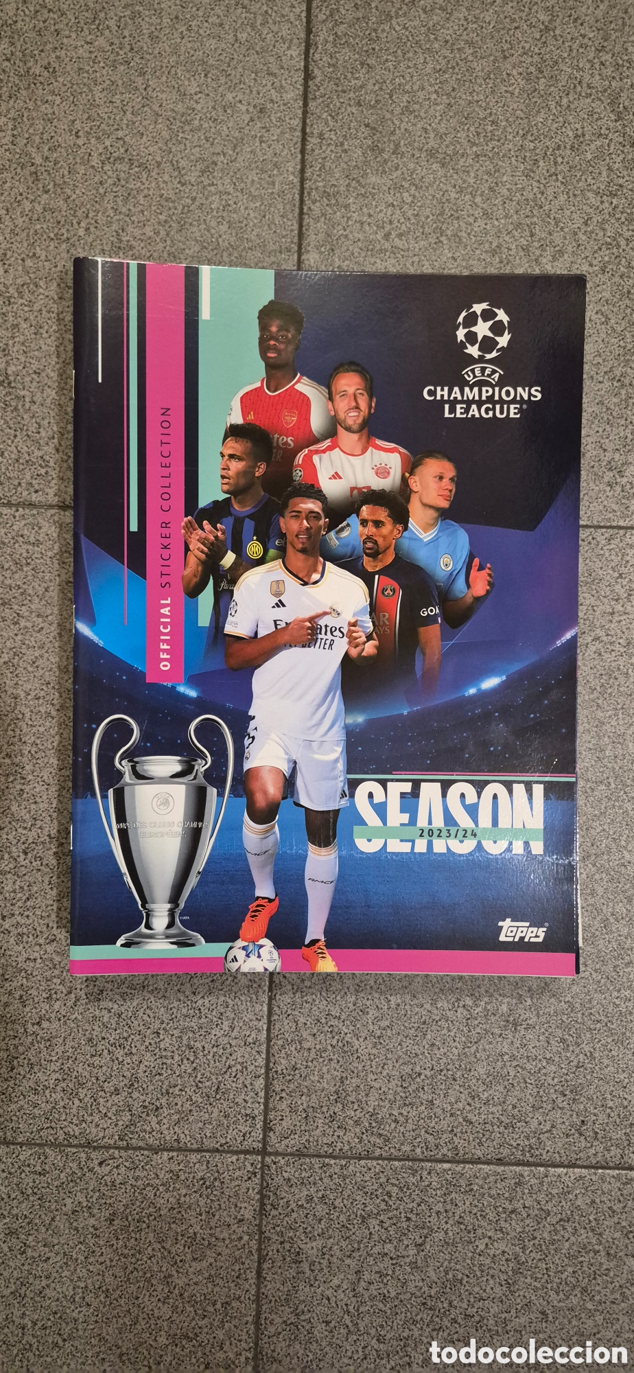 Coleccionismo deportivo: ALBUM CHAMPIONS LEAGUE T.23 24