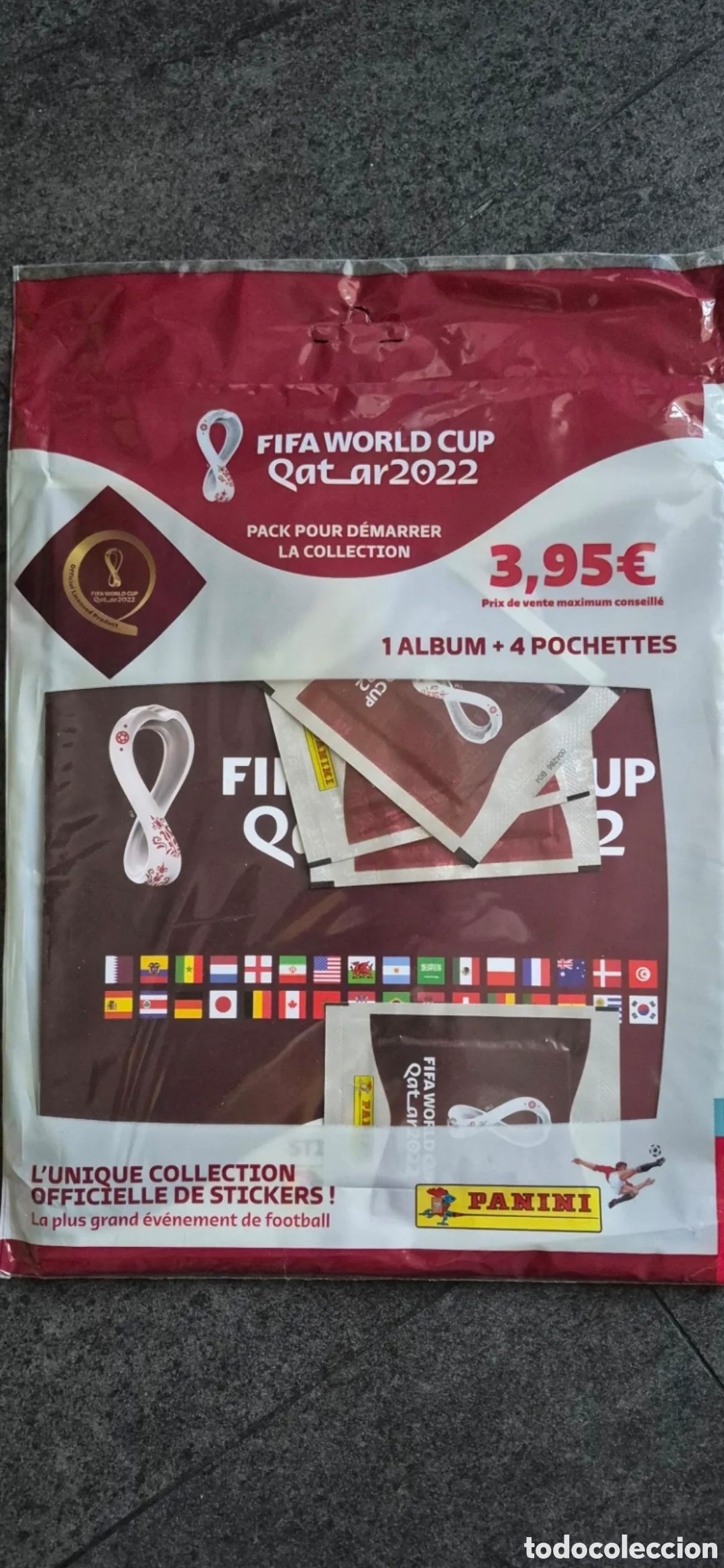 Coleccionismo deportivo: ALBUM MUNDIAL QATAR Y SOBRES