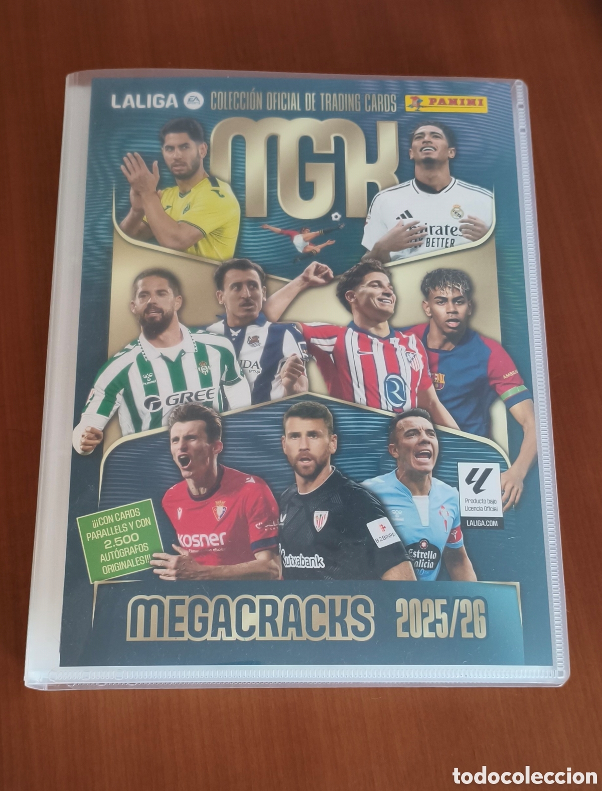 Coleccionismo deportivo: &Agrave;lbum mgk con 286 cromos