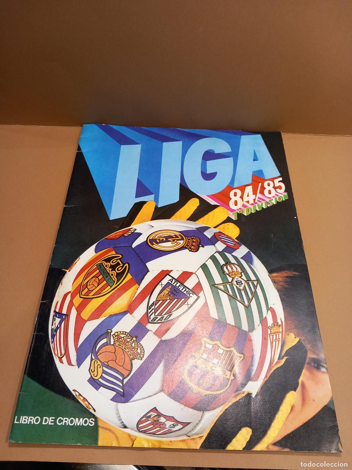 Coleccionismo deportivo: ALB&Uacute;M DE CROMOS F&Uacute;TBOL LIGA 84-85 EDICIONES ESTE - INCOMPLETO - (G)