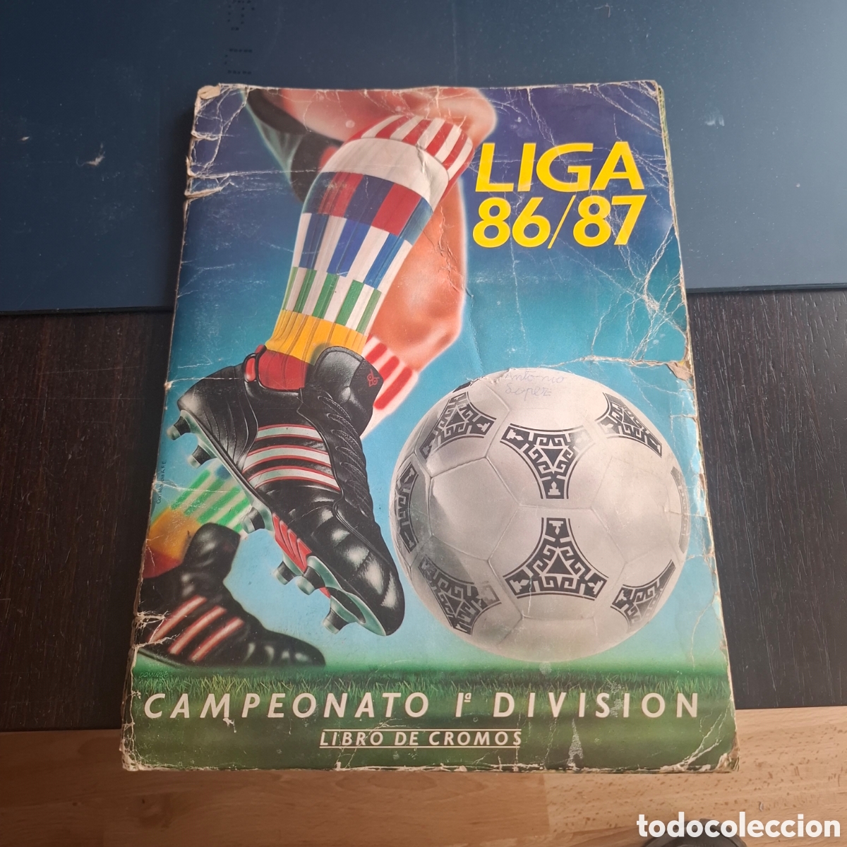 Coleccionismo deportivo: Album incompleto (faltan 32) liga 86 87
