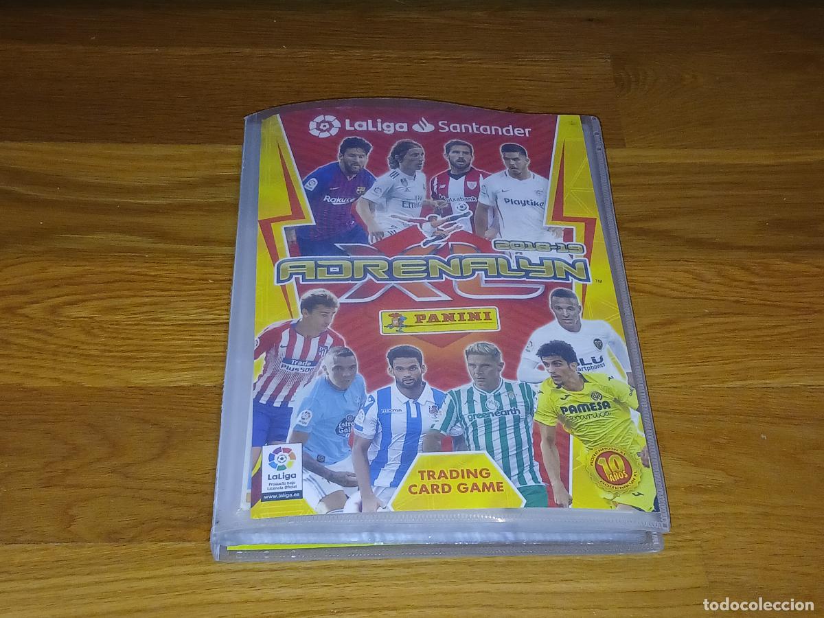 Coleccionismo deportivo: &Aacute;lbum archivador. Panini Adrenalyn 2018 2019 18 19, 572 cromos