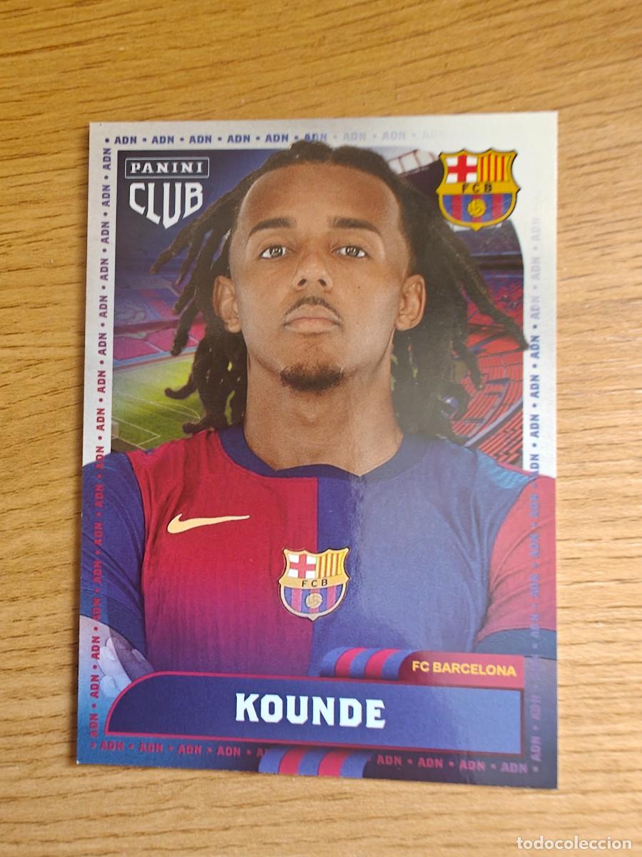 Coleccionismo deportivo: Jules Kound&eacute; 8 Panini Club Barcelona 24 25 Forza Barsa 2024 2025