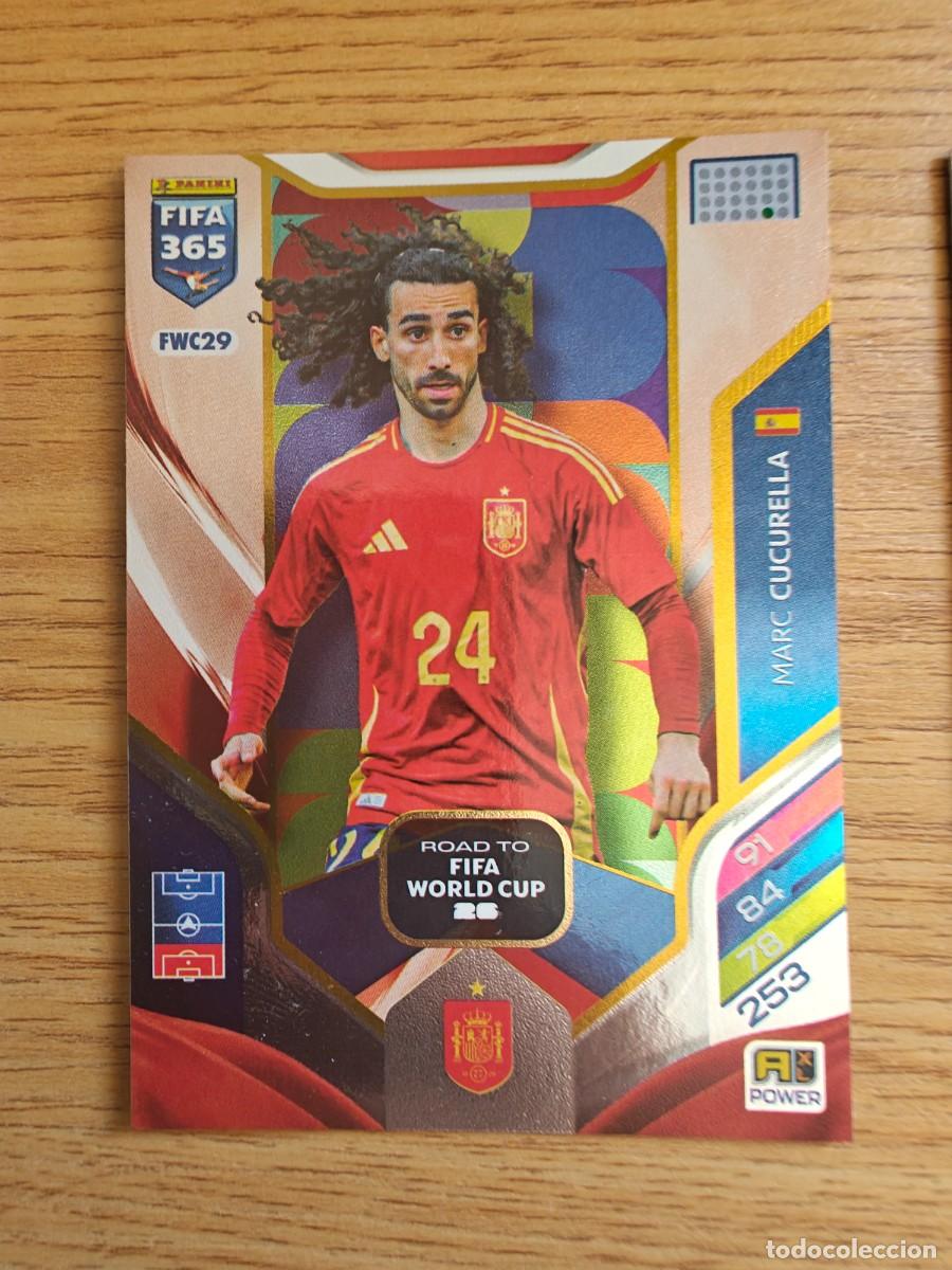 Coleccionismo deportivo: Marc Cucurella FWC 29 FIFA 365 2026 Road Mundial Espa&ntilde;a Adrenalyn XL 25 26