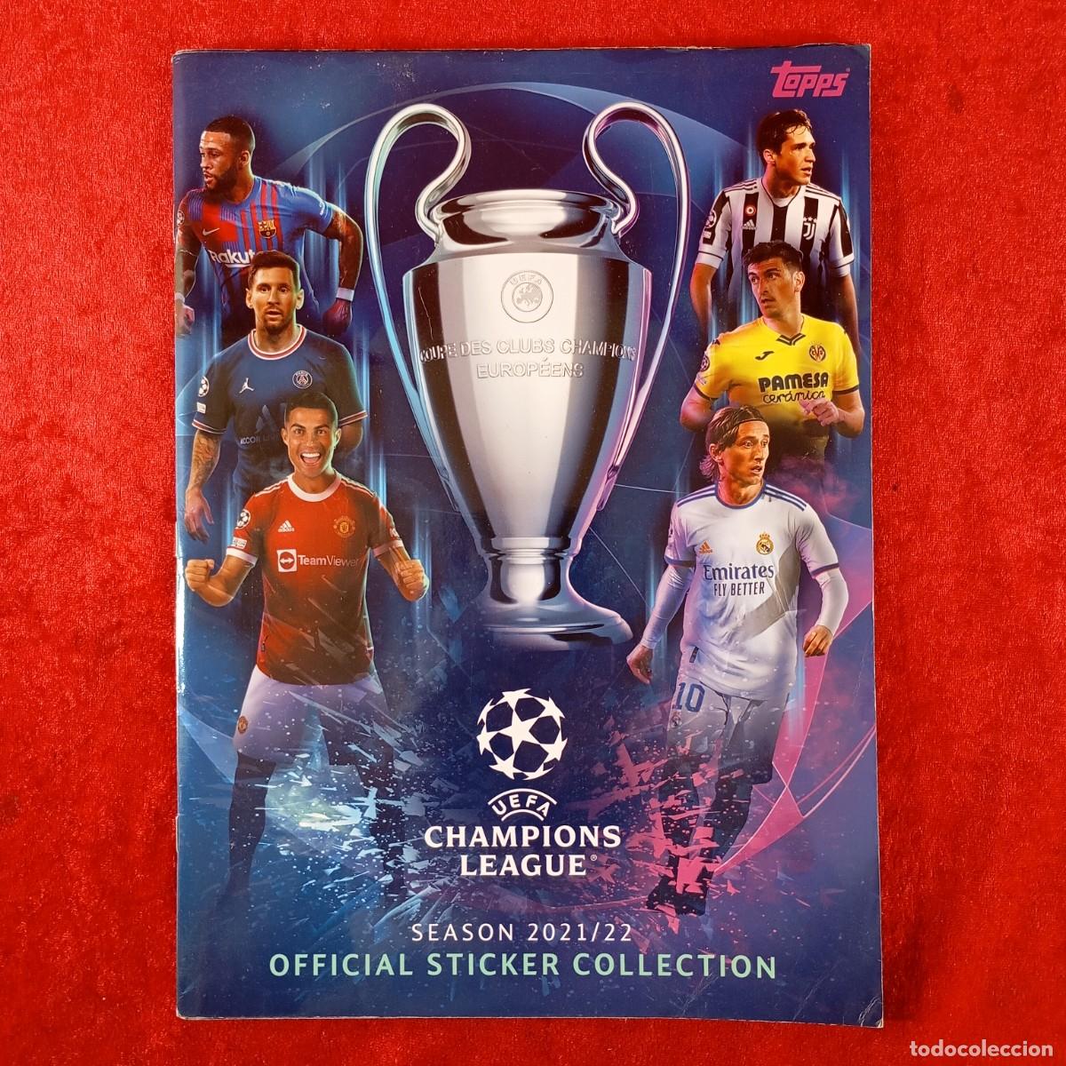 Coleccionismo deportivo: UEFA CHAMPIONS LEAGUE - SEASON 2021/22 - ALBUM DE CROMOS INCOMPLETO / 353