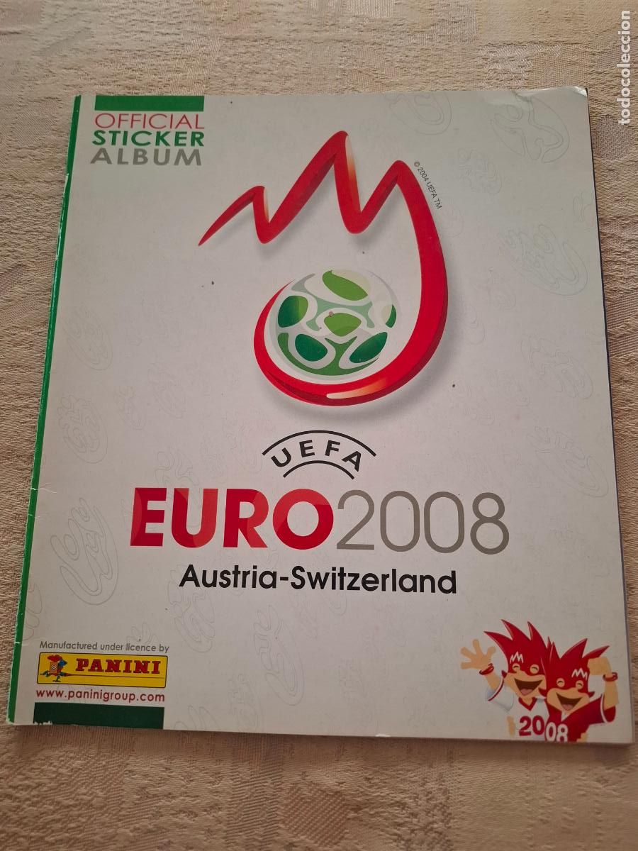 Coleccionismo deportivo: ALBUM VACIO - UEFA EURO 2008 AUSTRIA / SUIZA - PANINI