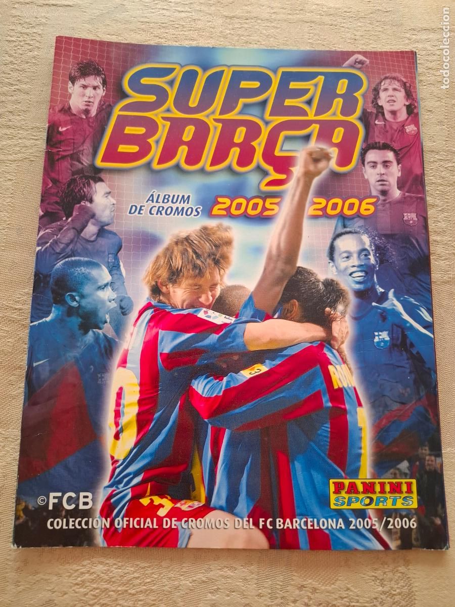 Coleccionismo deportivo: SUPER BAR&Ccedil;A 2005 2006 05 06 - PANINI - CONTIENE 64 DE 144 CROMOS ( INCLUYENDO 6 DE MESSI )