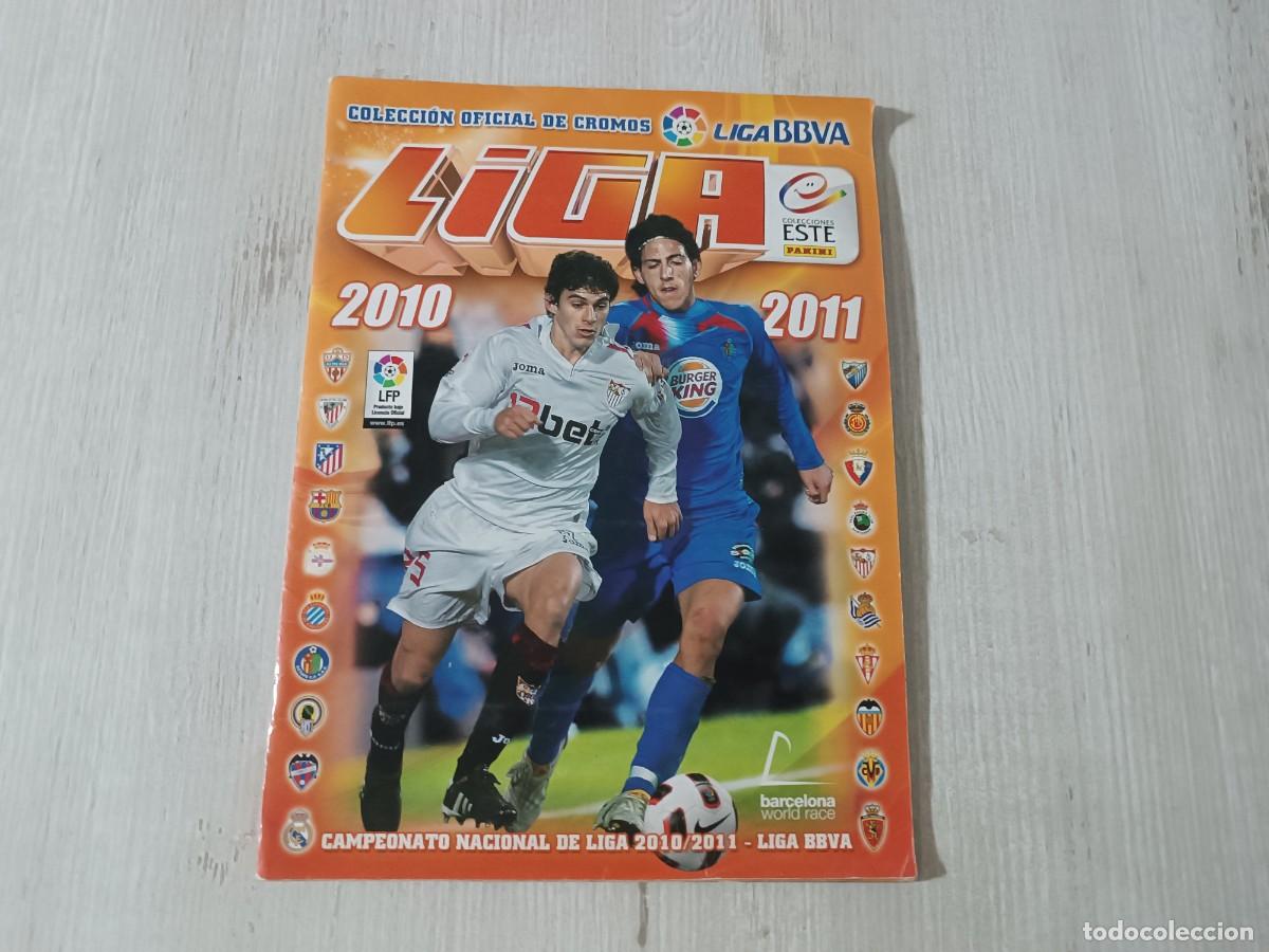 Coleccionismo deportivo: &Aacute;LBUM CASI COMPLETO LIGA ESTE 2010 2011 10 11. MESSI.