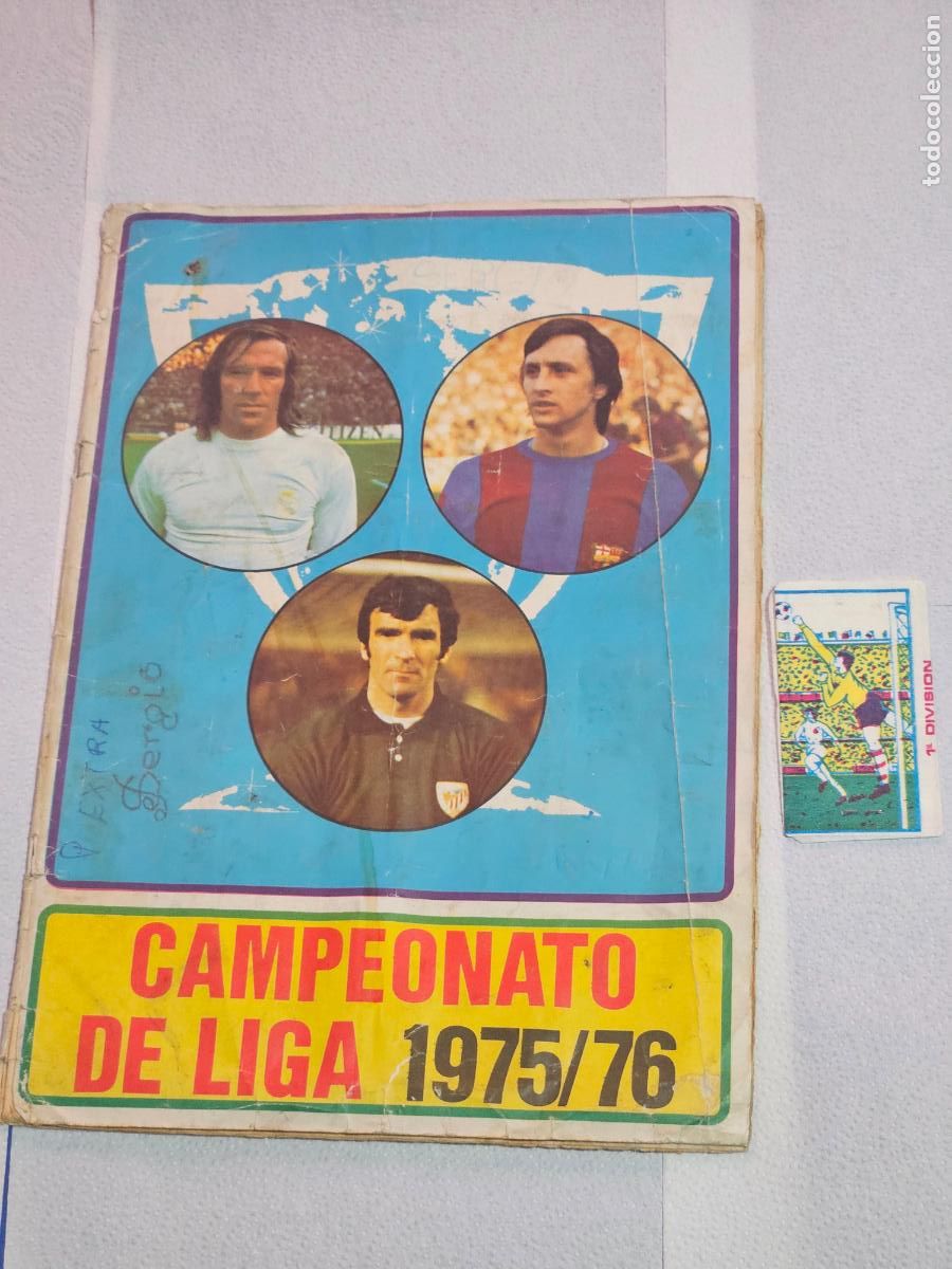 Coleccionismo deportivo: EDICIONES FINI 1975-1976 ALBUM VACIO SIN CROMOS 75-76 CON SOBRE SIN CROMOS
