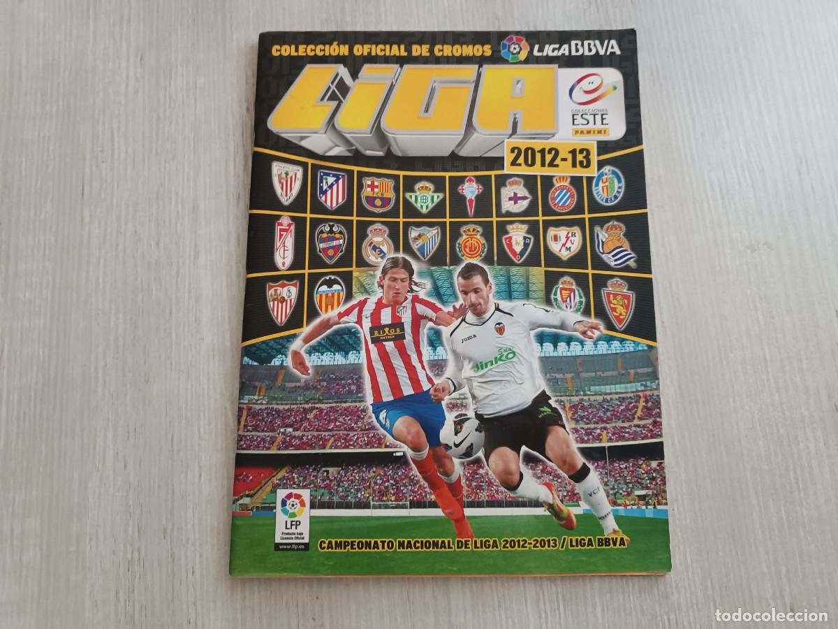 Coleccionismo deportivo: &Aacute;LBUM CASI COMPLETO LIGA ESTE 2012 2013 12 13 .MESSI.
