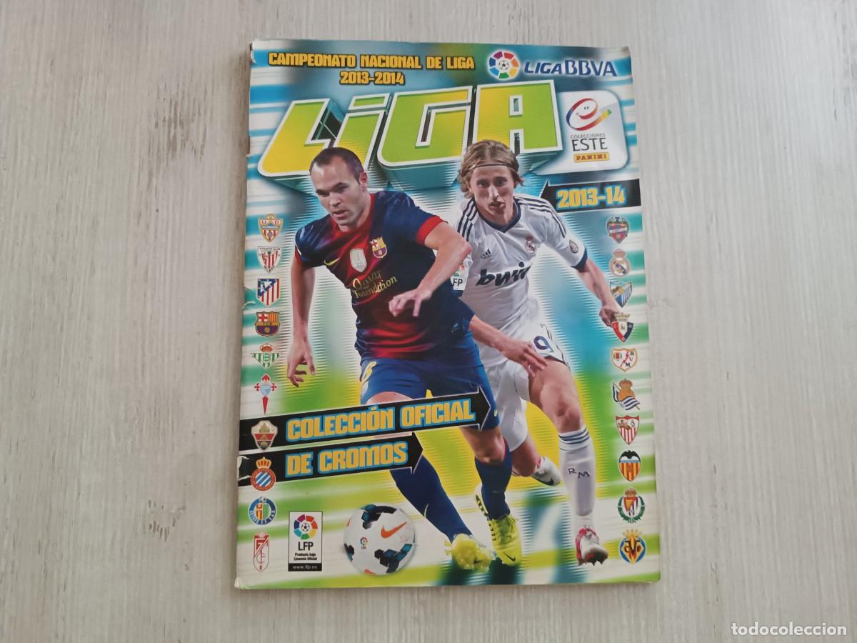 Coleccionismo deportivo: &Aacute;LBUM CASI COMPLETO LIGA ESTE 2013 2014 13 14 .MESSI.