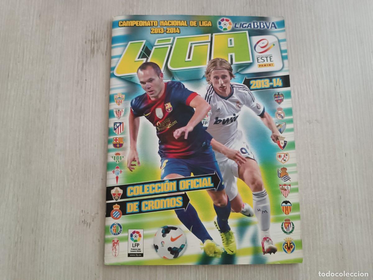 Coleccionismo deportivo: &Aacute;LBUM CASI COMPLETO LIGA ESTE 2013 2014 13 14 .MESSI.