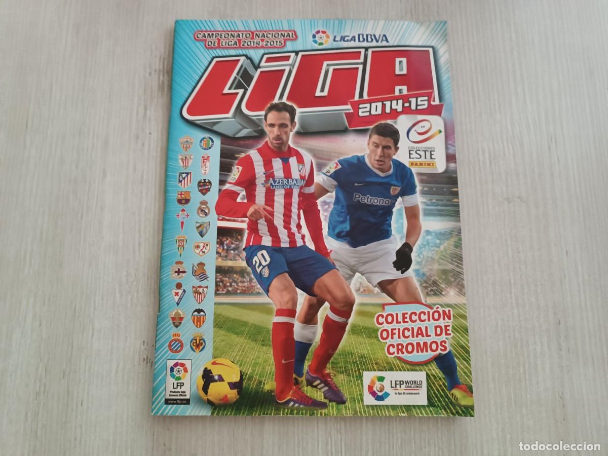 Coleccionismo deportivo: &Aacute;LBUM CASI COMPLETO LIGA ESTE 2014 2015 14 15.MESSI.