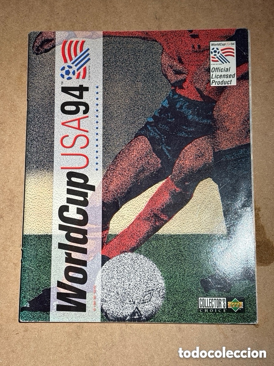 Coleccionismo deportivo: &Aacute;lbum de f&uacute;tbol WorldCup USA 94 Upper Deck (A21)