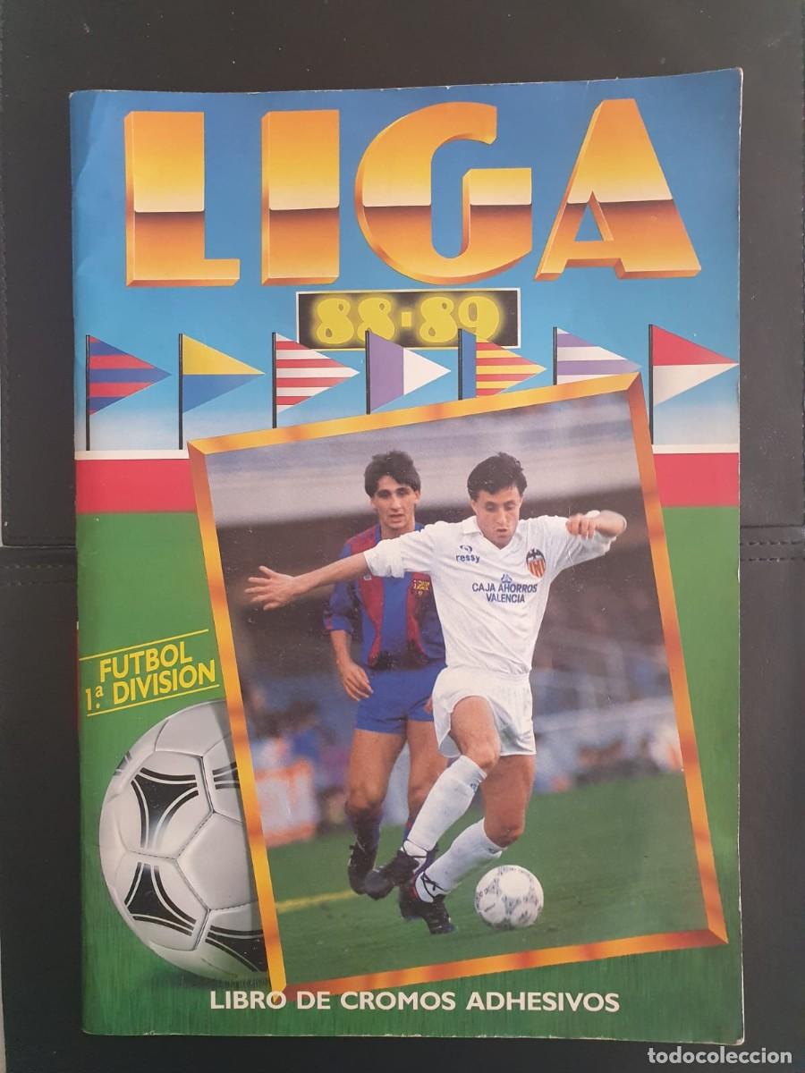 Coleccionismo deportivo: ALBUM LIGA ESTE 1988 1989 CON 396 CROMOS DESCRIPCION COMPLETA