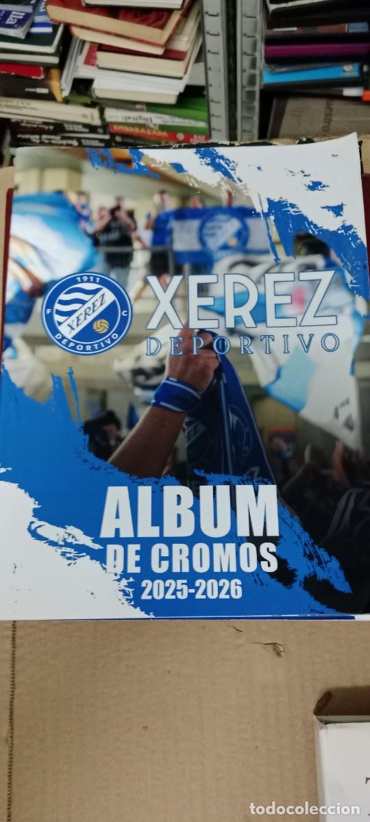 Coleccionismo deportivo: ALBUM DE CROMOS XEREZ DEPORTIVO VACIO SIN CROMOS 2025 2026 25 26 LIBRO B-BRI