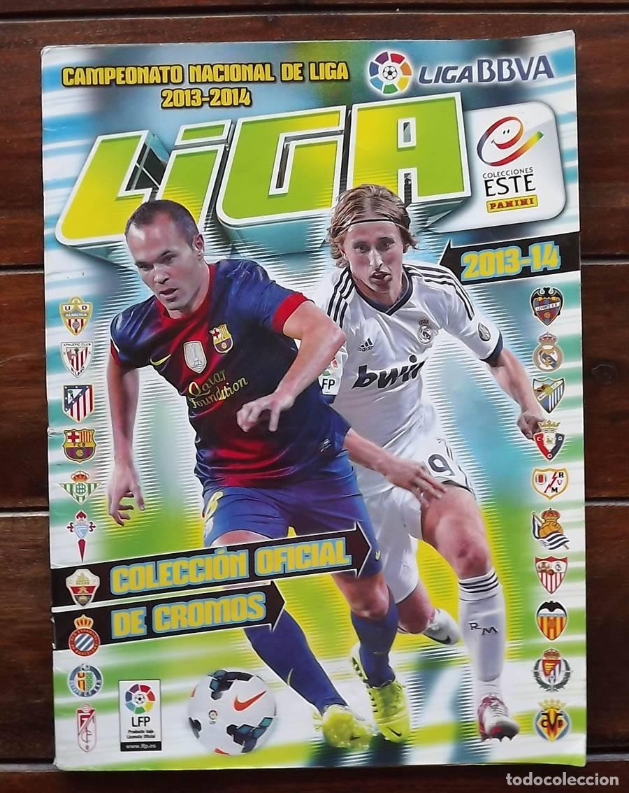Coleccionismo deportivo: Abum Liga Colecciones Este 2013-2014 13 14. contiene 71 cromos