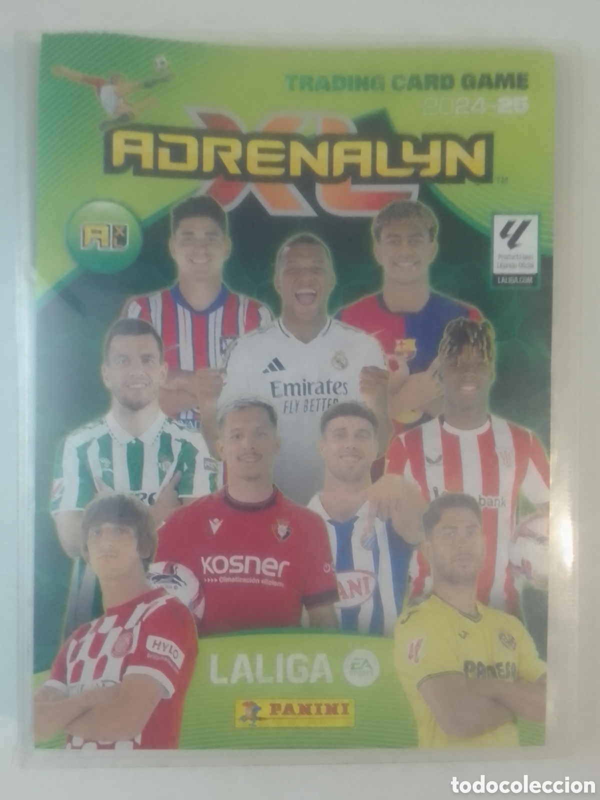 Coleccionismo deportivo: Archivador vac&iacute;o Adrenalyn XL 2024-25.