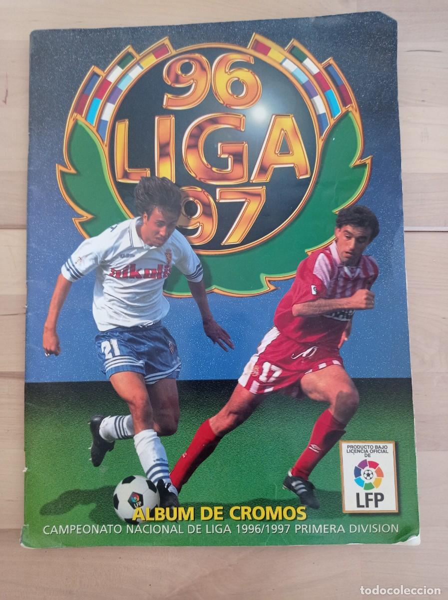 Coleccionismo deportivo: &Aacute;LBUM LIGA F&Uacute;TBOL 96 97 - 1996 1997 CON MUCHOS CROMOS PEGADOS Y DOBLES - EDICIONES ESTE