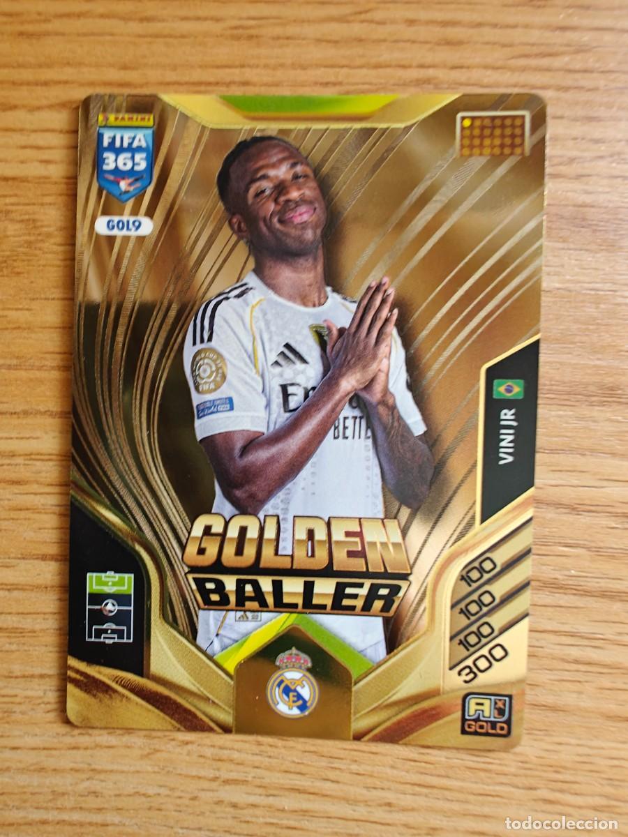 Coleccionismo deportivo: Vinicius Junior 9 FIFA 365 2026 Golden Baller Real Madrid Adrenalyn XL 25 26