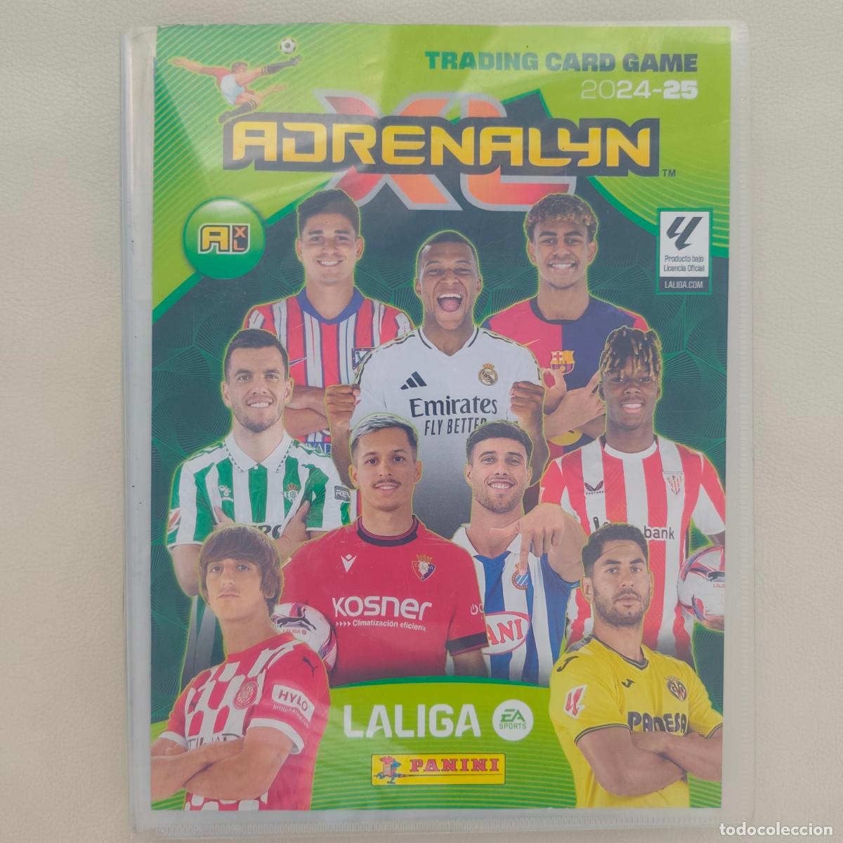 Coleccionismo deportivo: Album archivador con 401 cards Adrenalyn xl 2024/25