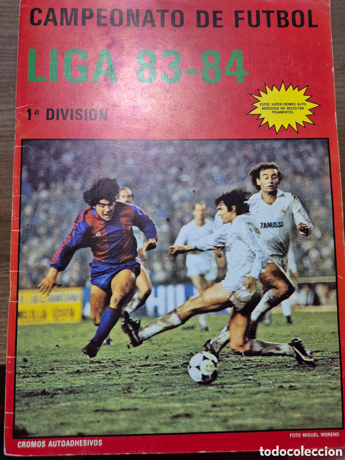 Coleccionismo deportivo: FUTBOL LIGA 83 84 MARADONA EDITORIAL MERCHANTE. VACIO. SIN CROMOS