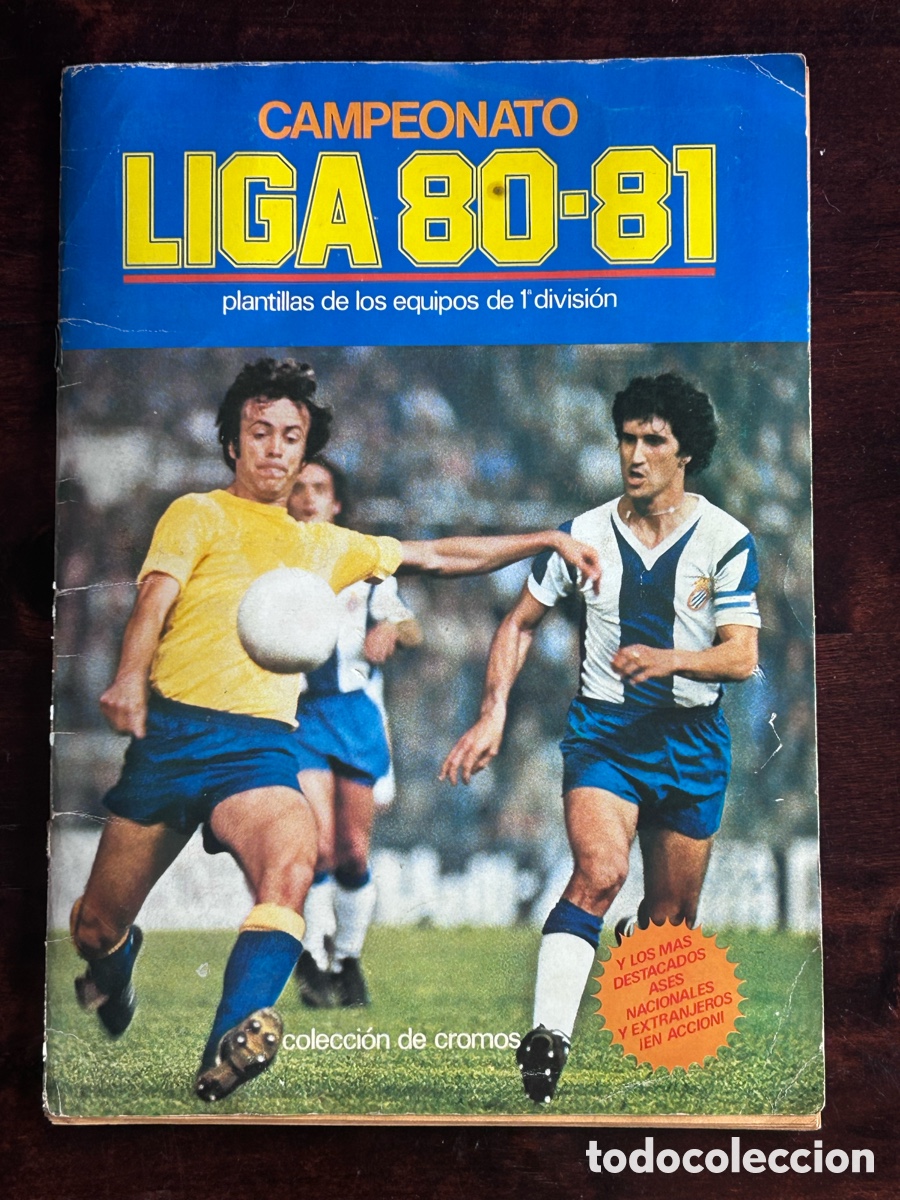 Coleccionismo deportivo: &Aacute;LBUM FUTBOL ESTE 80-81 muy completo con dobles