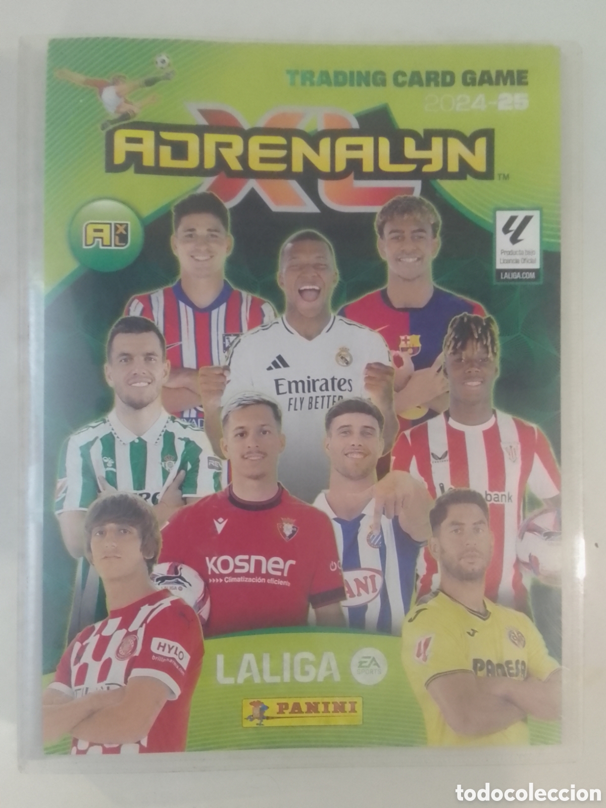 Coleccionismo deportivo: Archivador vac&iacute;o Adrenalyn XL 2024-25.
