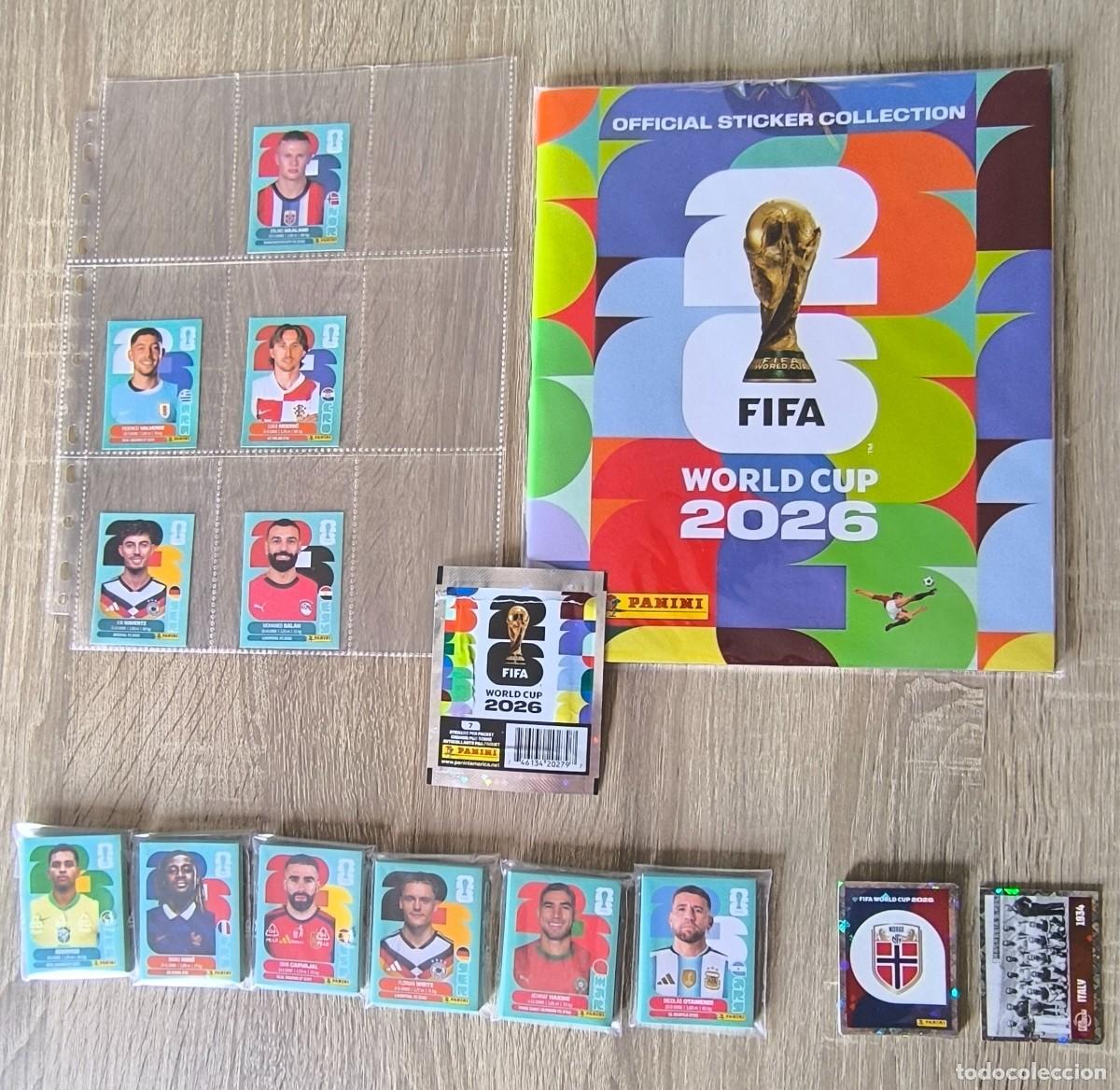 Coleccionismo deportivo: Lote Internacional - Panini FiFA World Cup 2026 + 212 stickers distintos