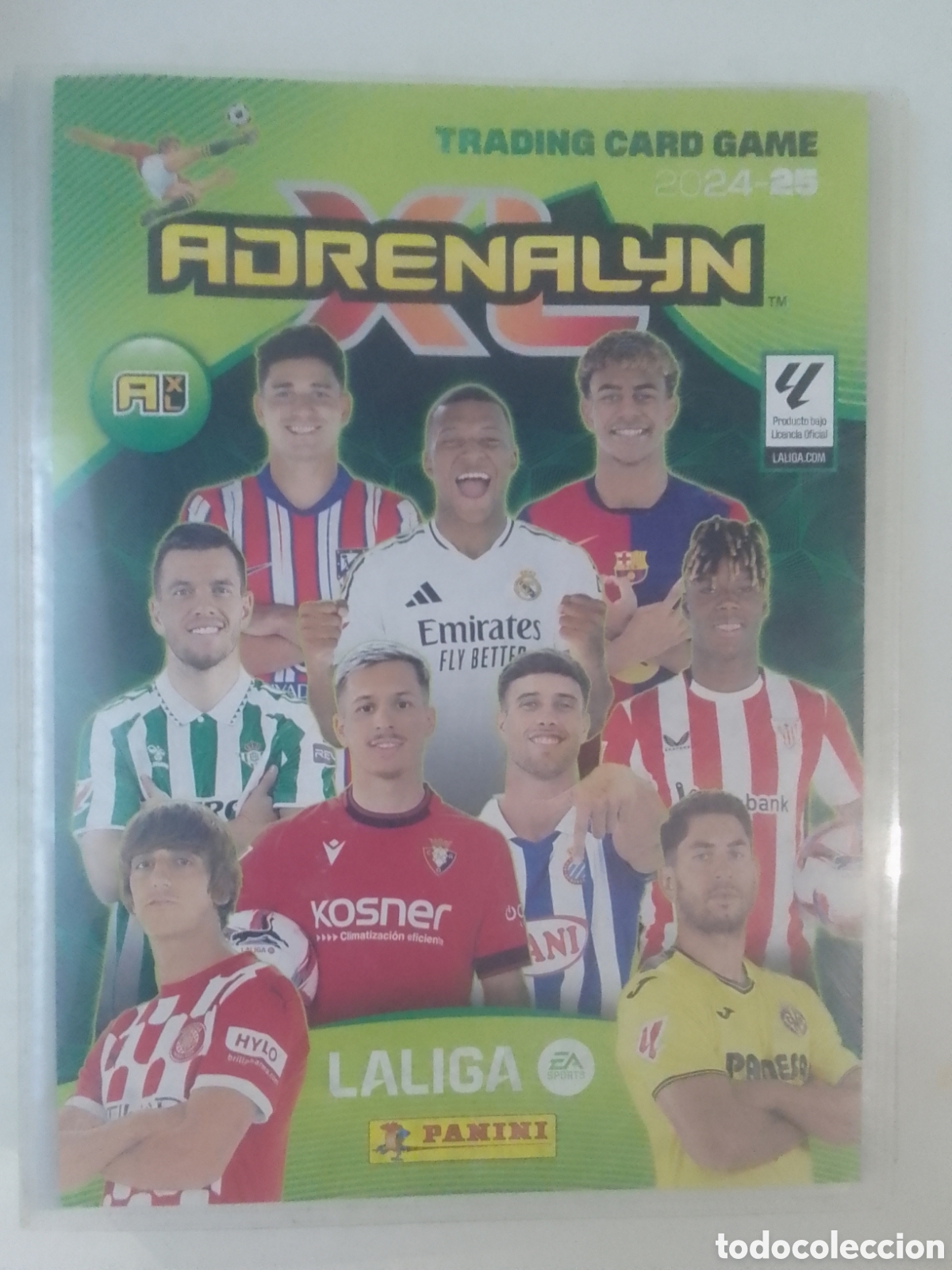Coleccionismo deportivo: Archivador vac&iacute;o Adrenalyn XL 2024-25.