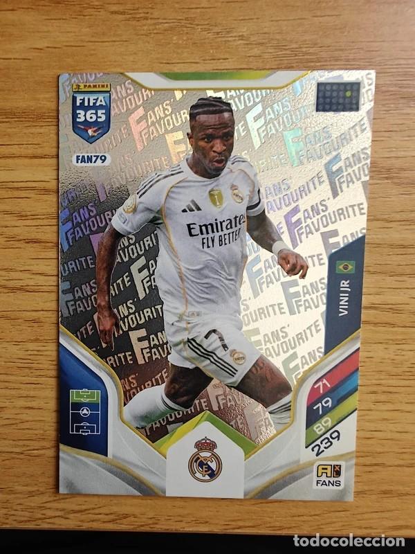 Coleccionismo deportivo: Vinicius 79 37 FIFA 365 2026 Fans Real Madrid Adrenalyn XL 25 26