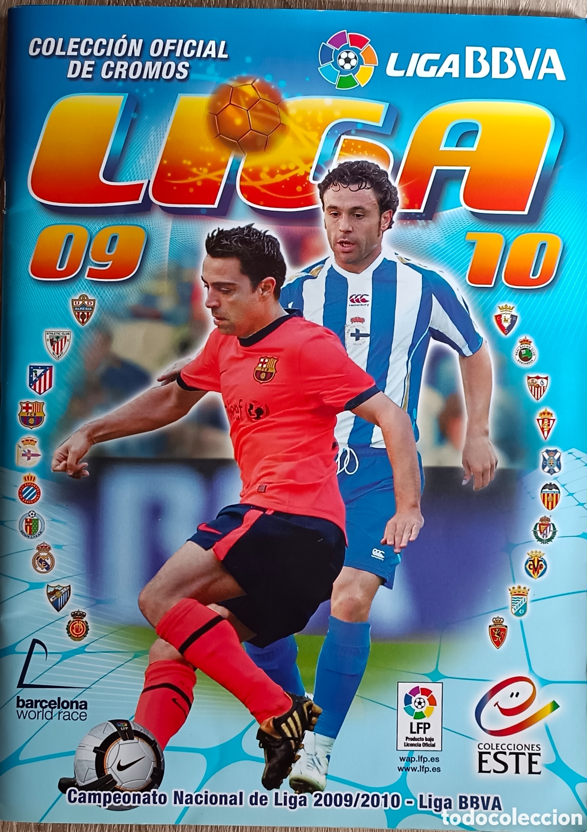 Coleccionismo deportivo: &Aacute;lbum de Panini temporada 2009-2010